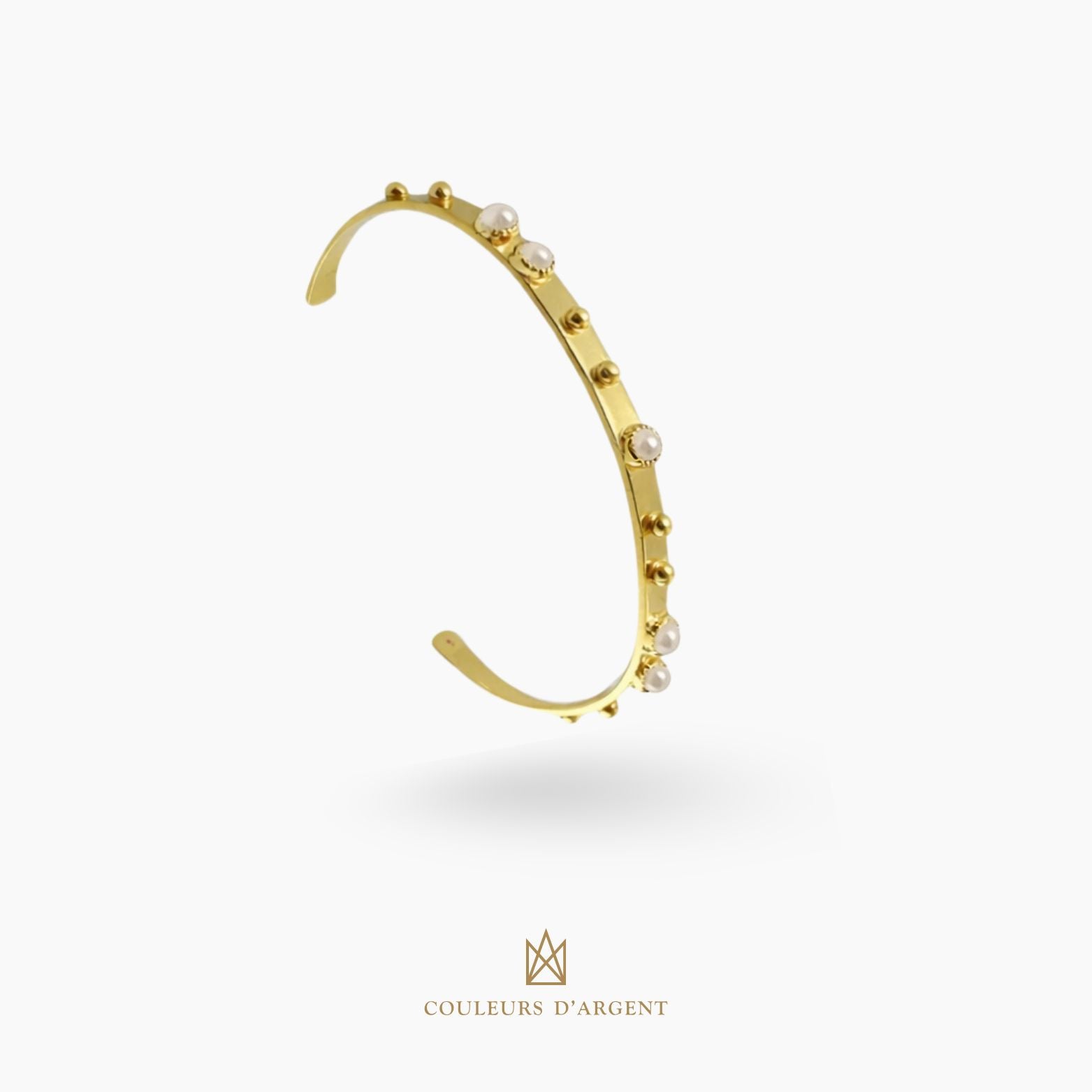 pulseira em prata 925 com pedra natural ou sintética, fotografado em fundo branco – Couleurs d’Argent - Portugal