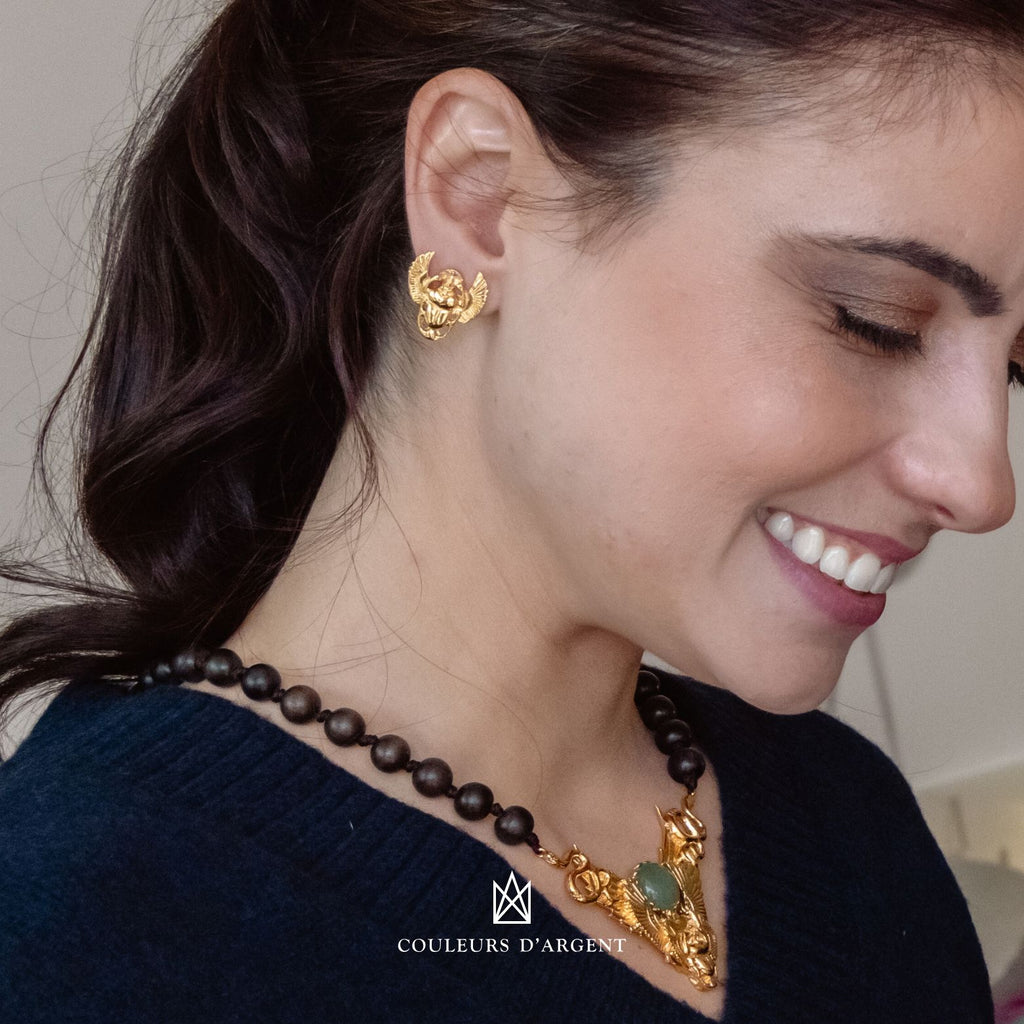 Anubis earrings 