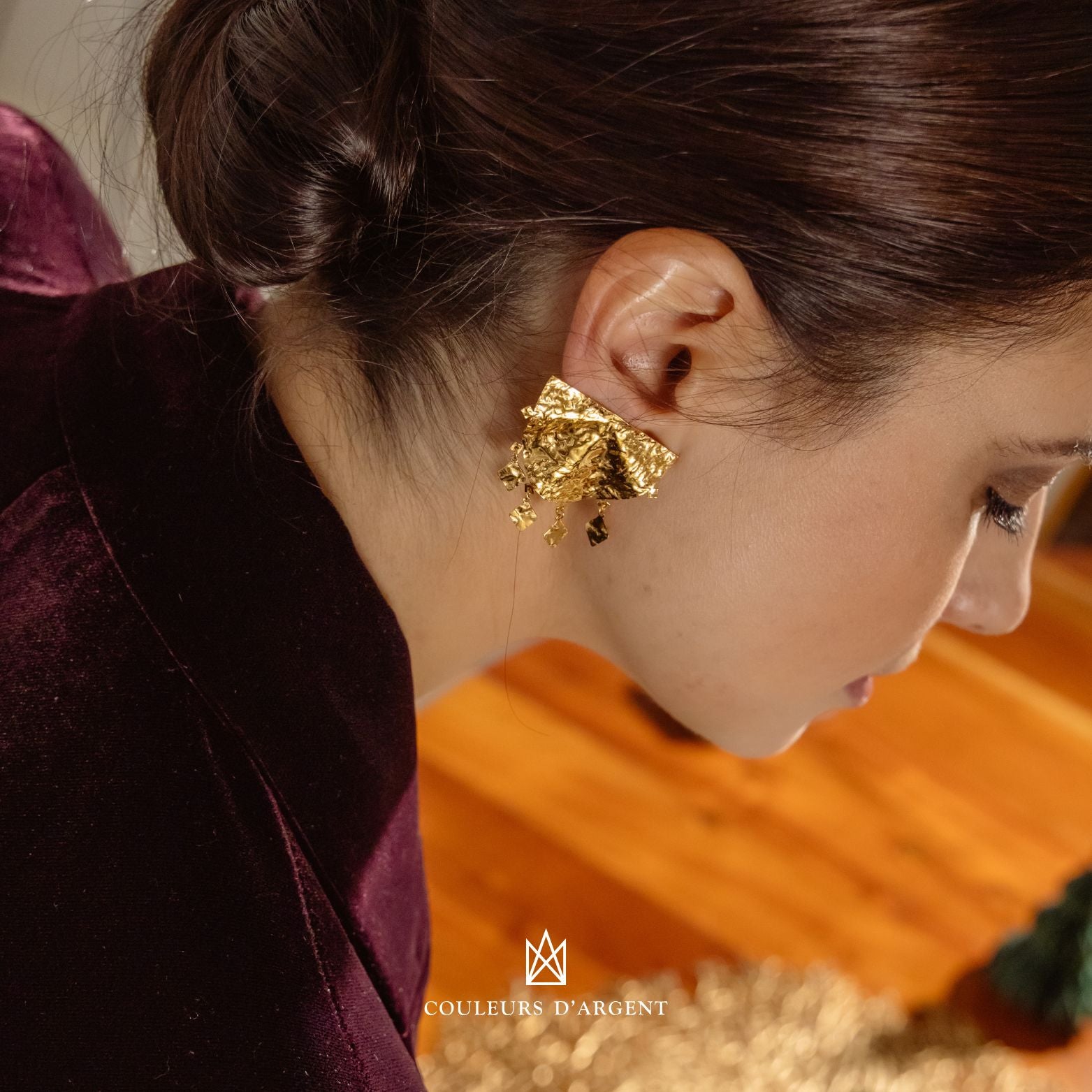 Candlelight M earrings 