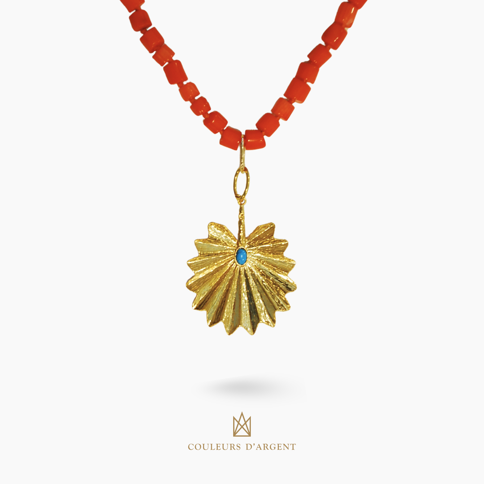 Colar Palma Coral