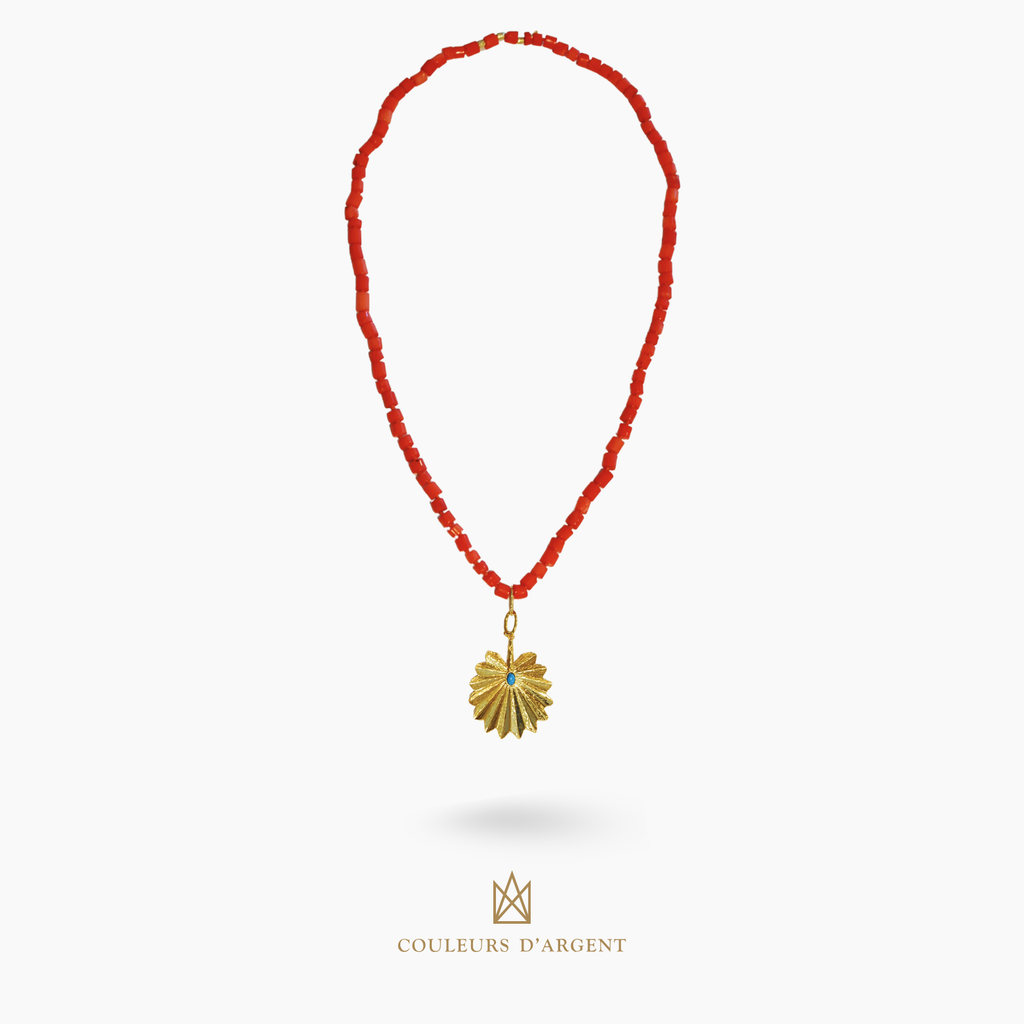 Colar Palma Coral