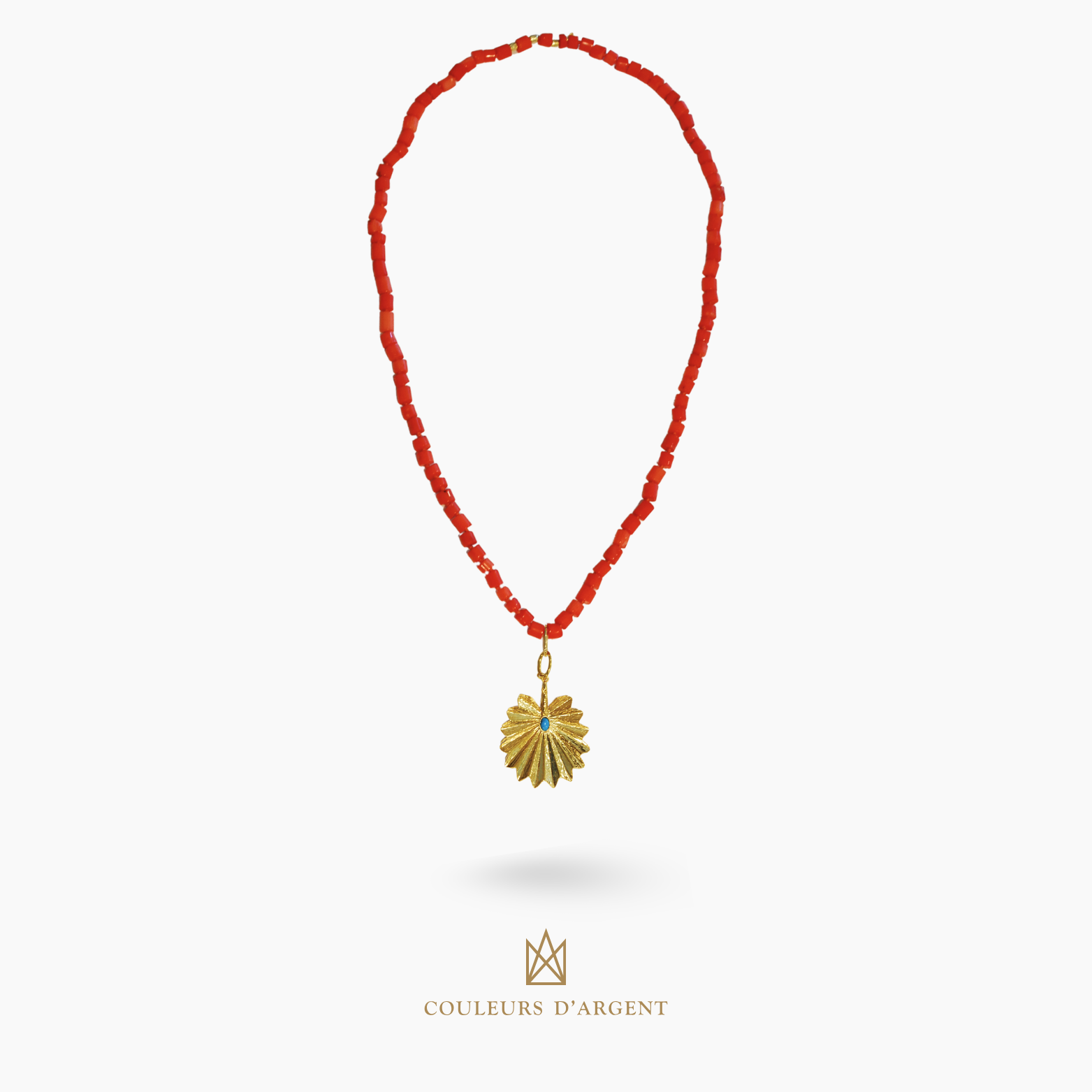 Colar Palma Coral