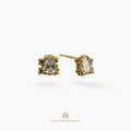 anel dourado de prata 925 com pedra natural ou sintética, plaqueado e banhado a ouro 18k e fotografado em fundo branco – Couleurs d’Argent
